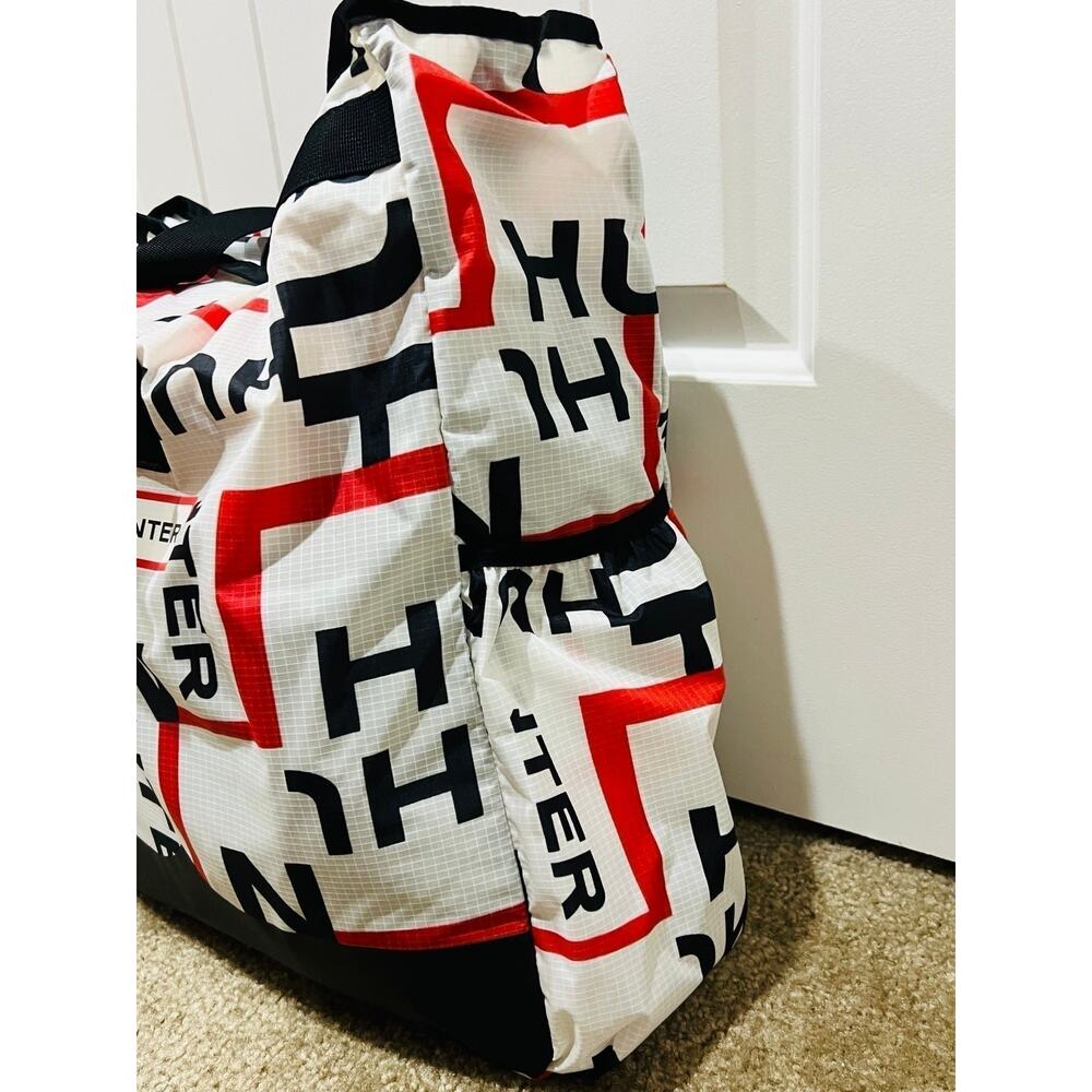 NWT❤️Hunter Original Ripstop Exploded Logo Packable Tote - Picture 6 of 11